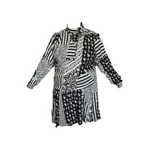 More-Jazz womens size 22W vintage long sleeve mdi dress